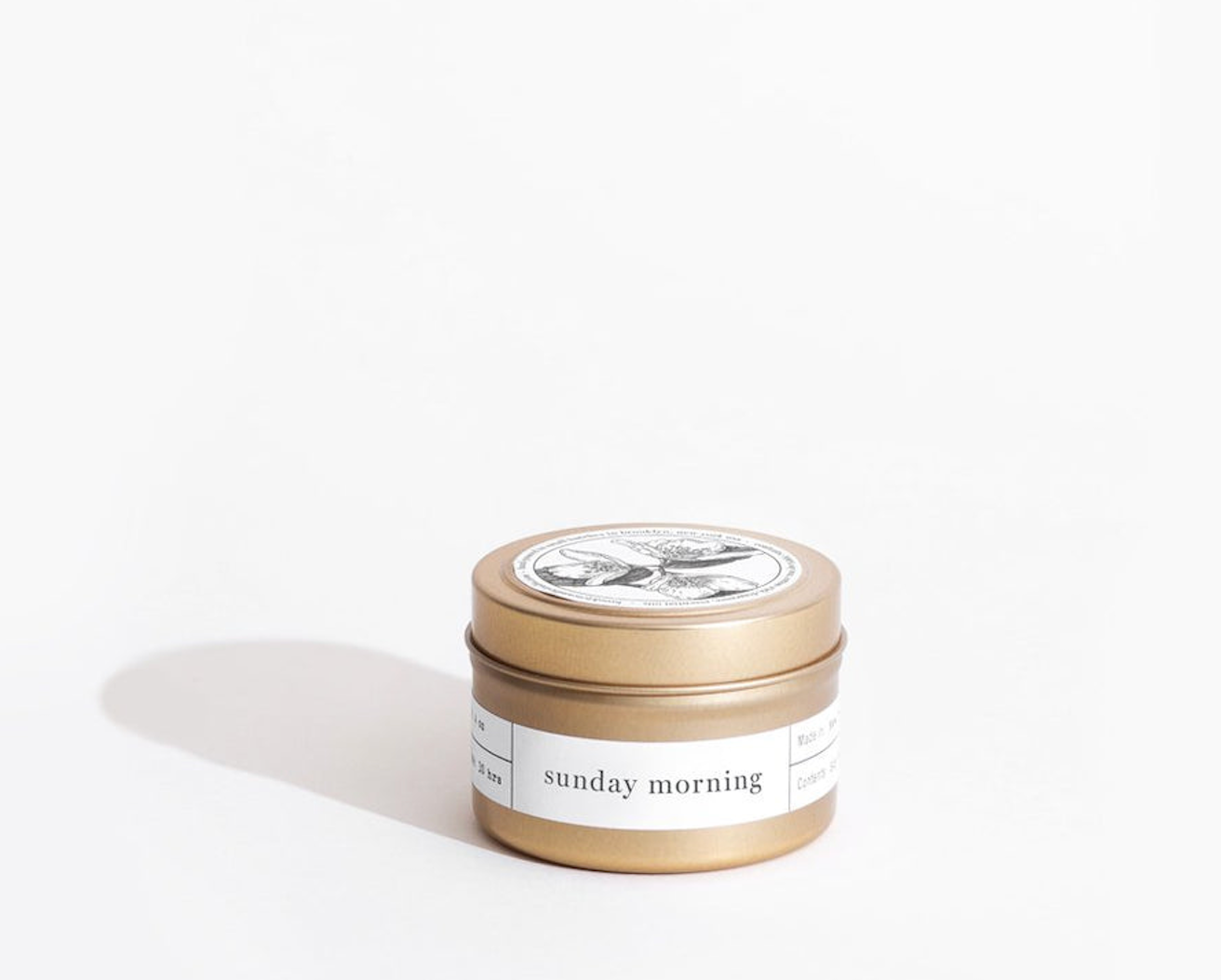 GOLD TIN SOY CANDLE