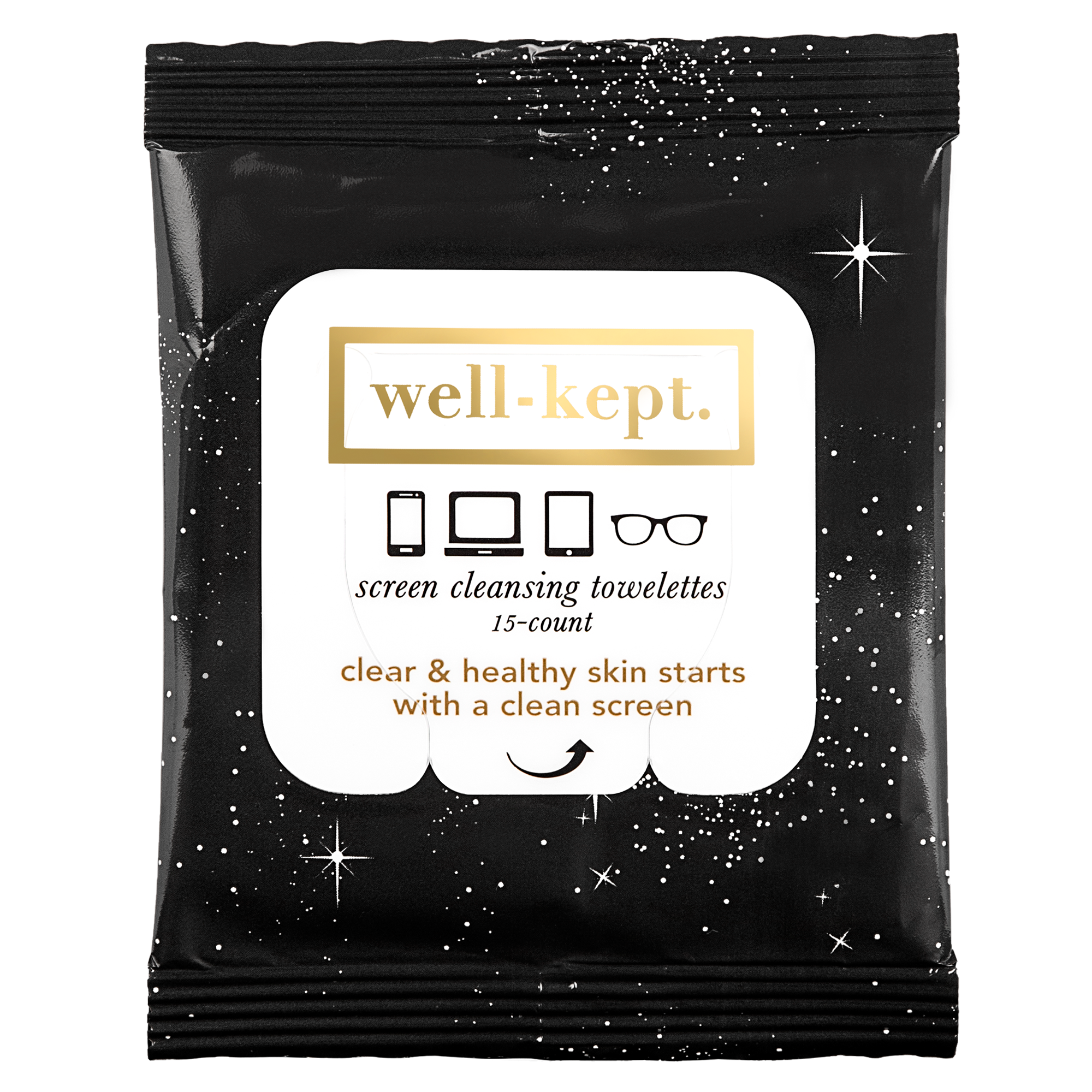 MIDNIGHT SCREEN CLEANSING TOWELETTES