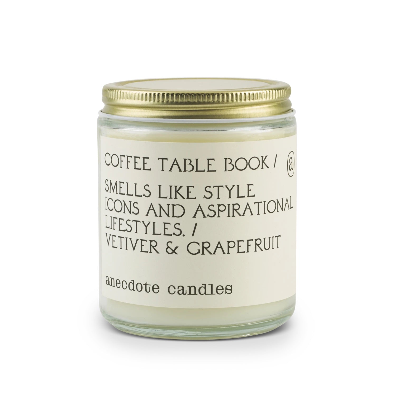 COFFEE TABLE BOOK CANDLE