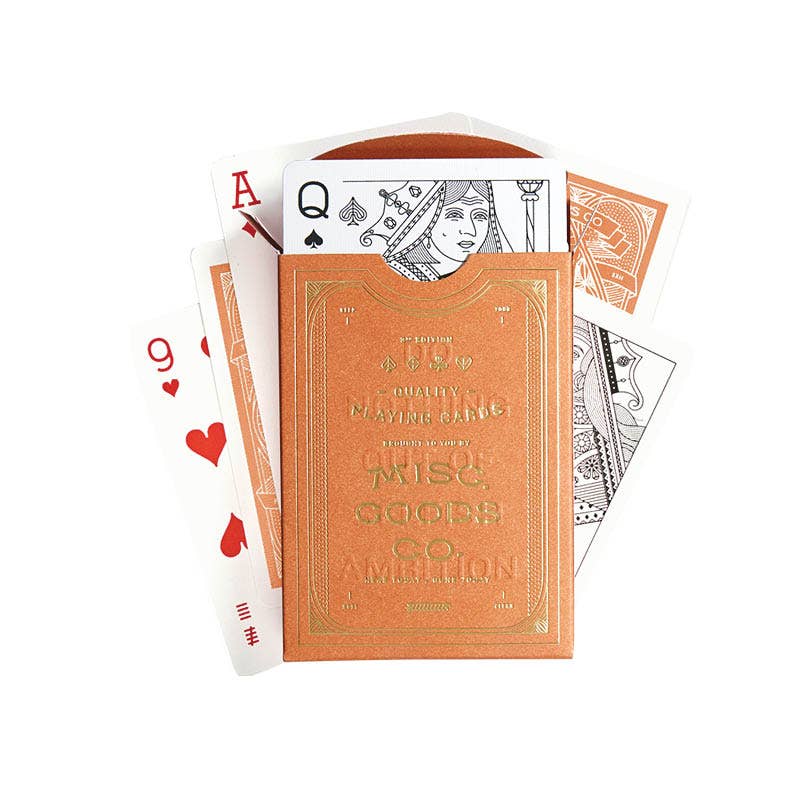 Misc Goods Co. - Sandstone Playing Cards | Unique Illustration and Symbols