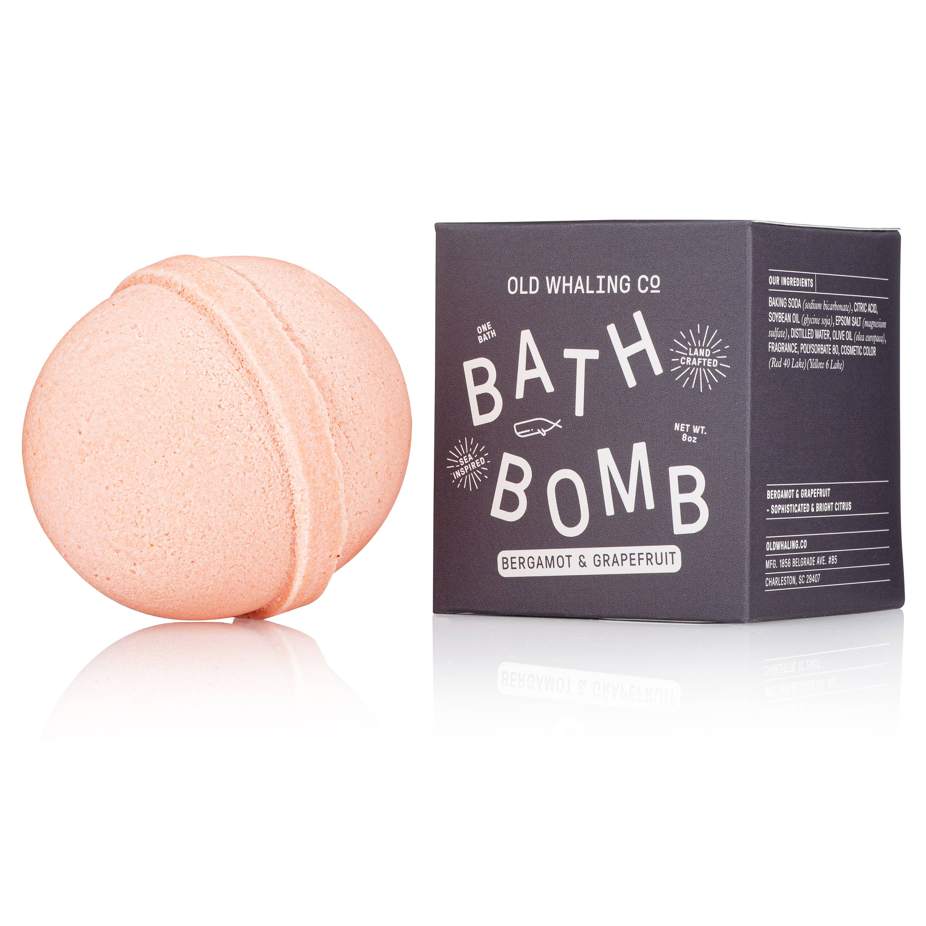 Old Whaling Company - Bergamot &
Grapefruit Bath Bomb