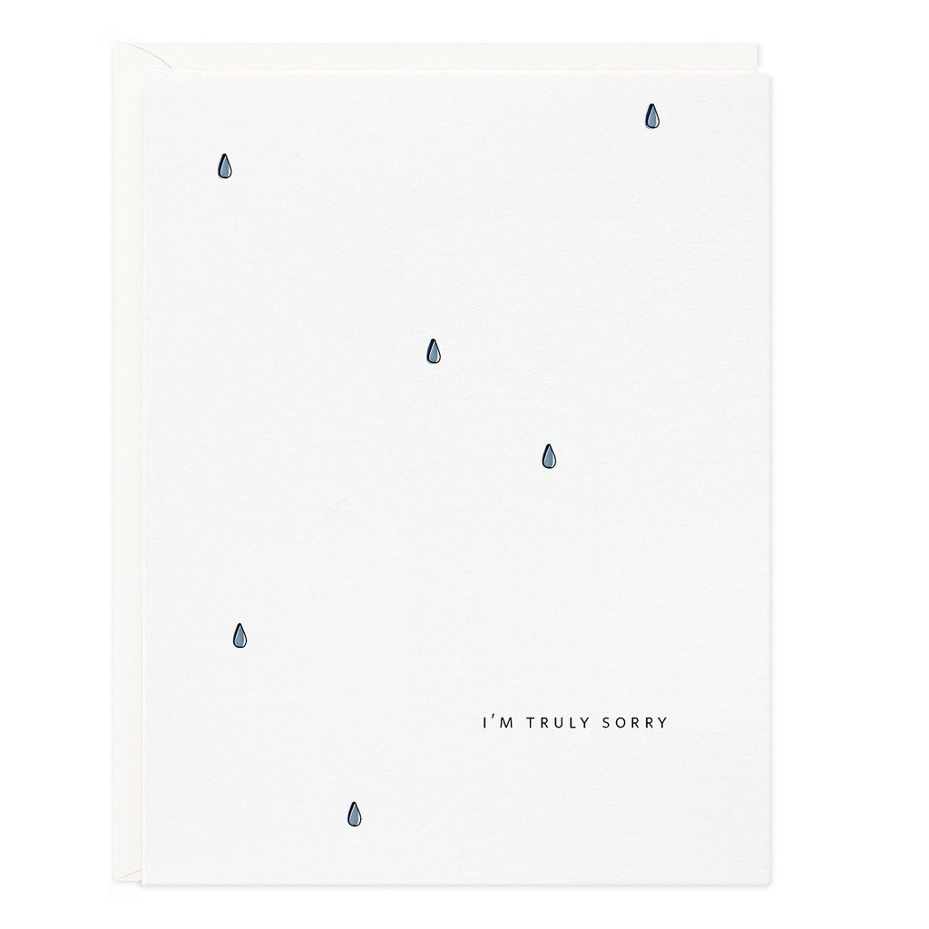 Truly Sorry Greeting Card