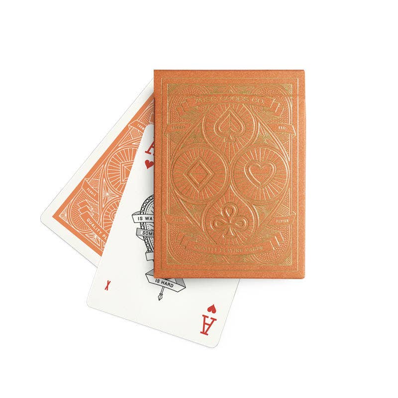 Misc Goods Co. - Sandstone Playing Cards | Unique Illustration and Symbols