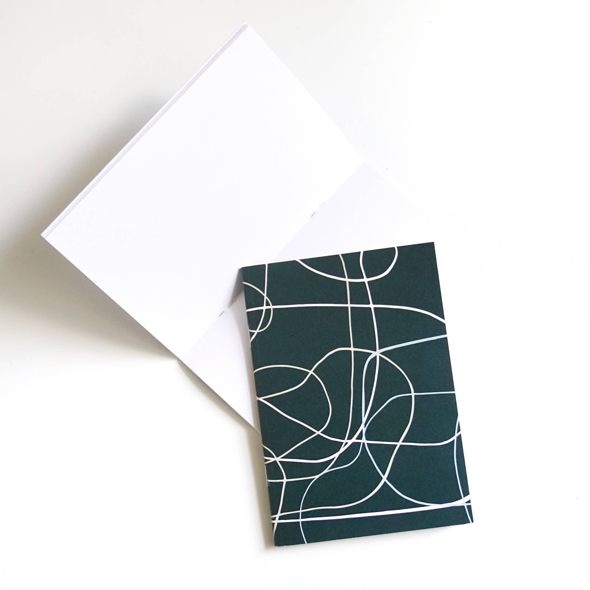 Overlapping Lines Pocket Notebook