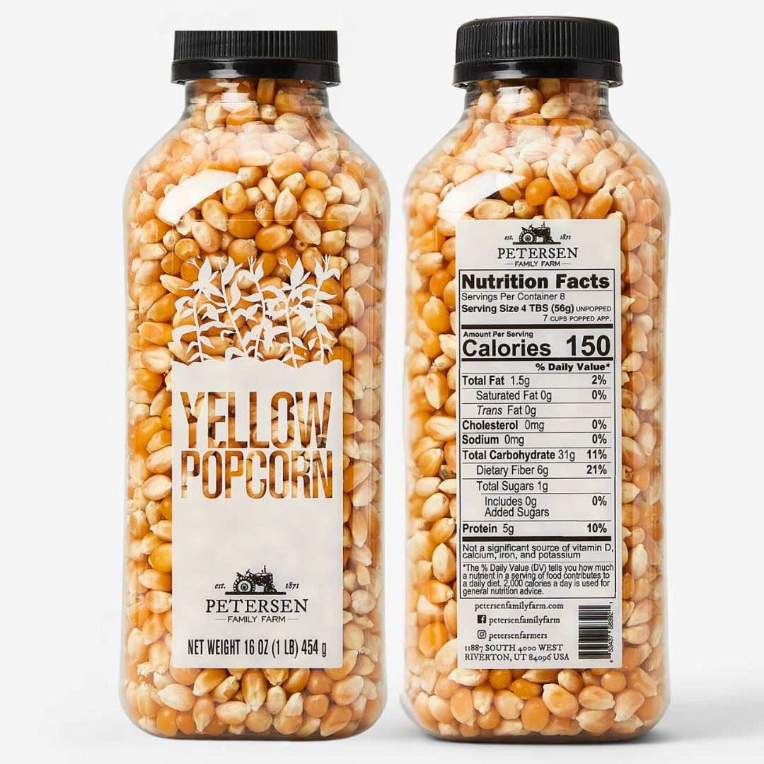 Yellow Bottled Popcorn