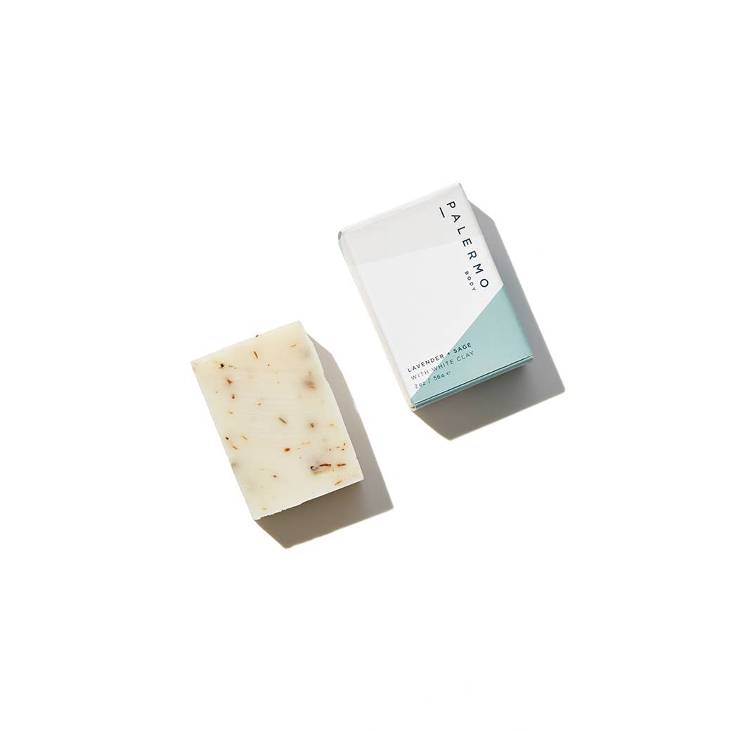 Palermo Body - 2oz | Lavender + Sage with White Clay Soap
