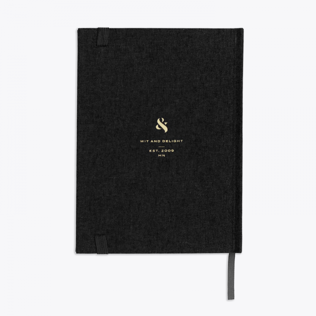 BLACK LINEN NOTE TO SELF JOURNAL