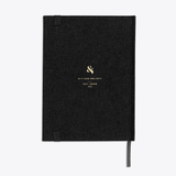BLACK LINEN NOTE TO SELF JOURNAL