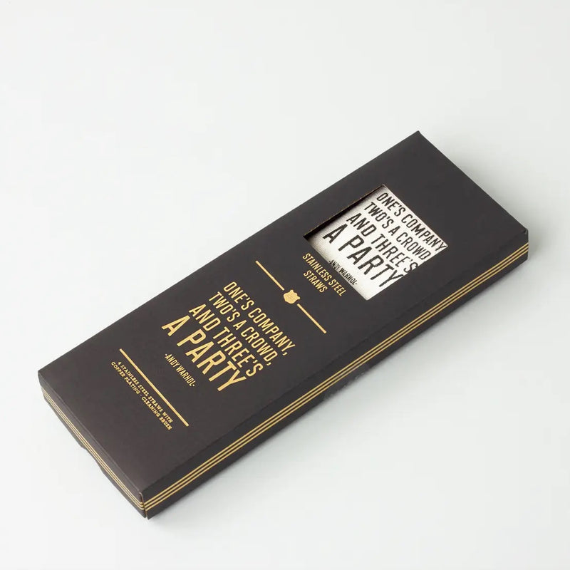 COPPER PLATED COCKTAIL STRAWS