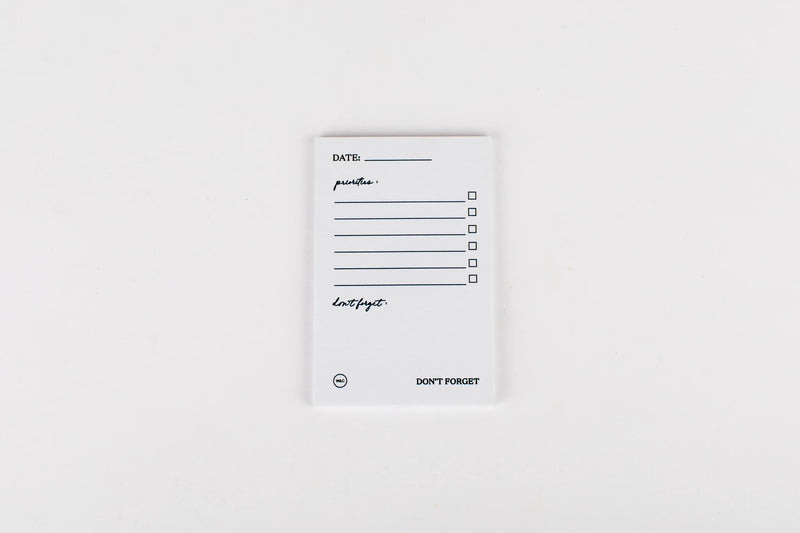 DON'T FORGET STICKY NOTES