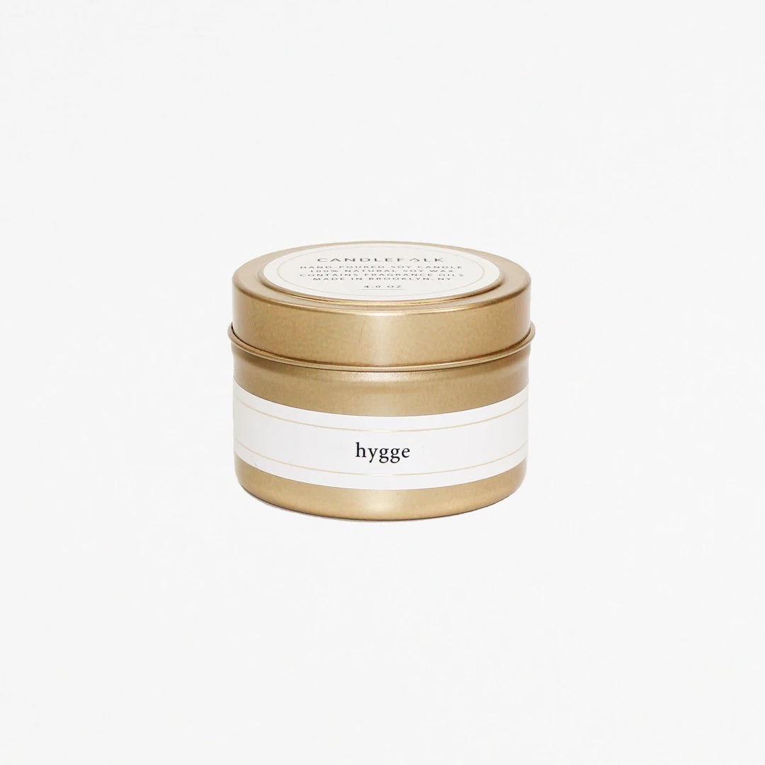 HYGGE GOLD TIN CANDLE