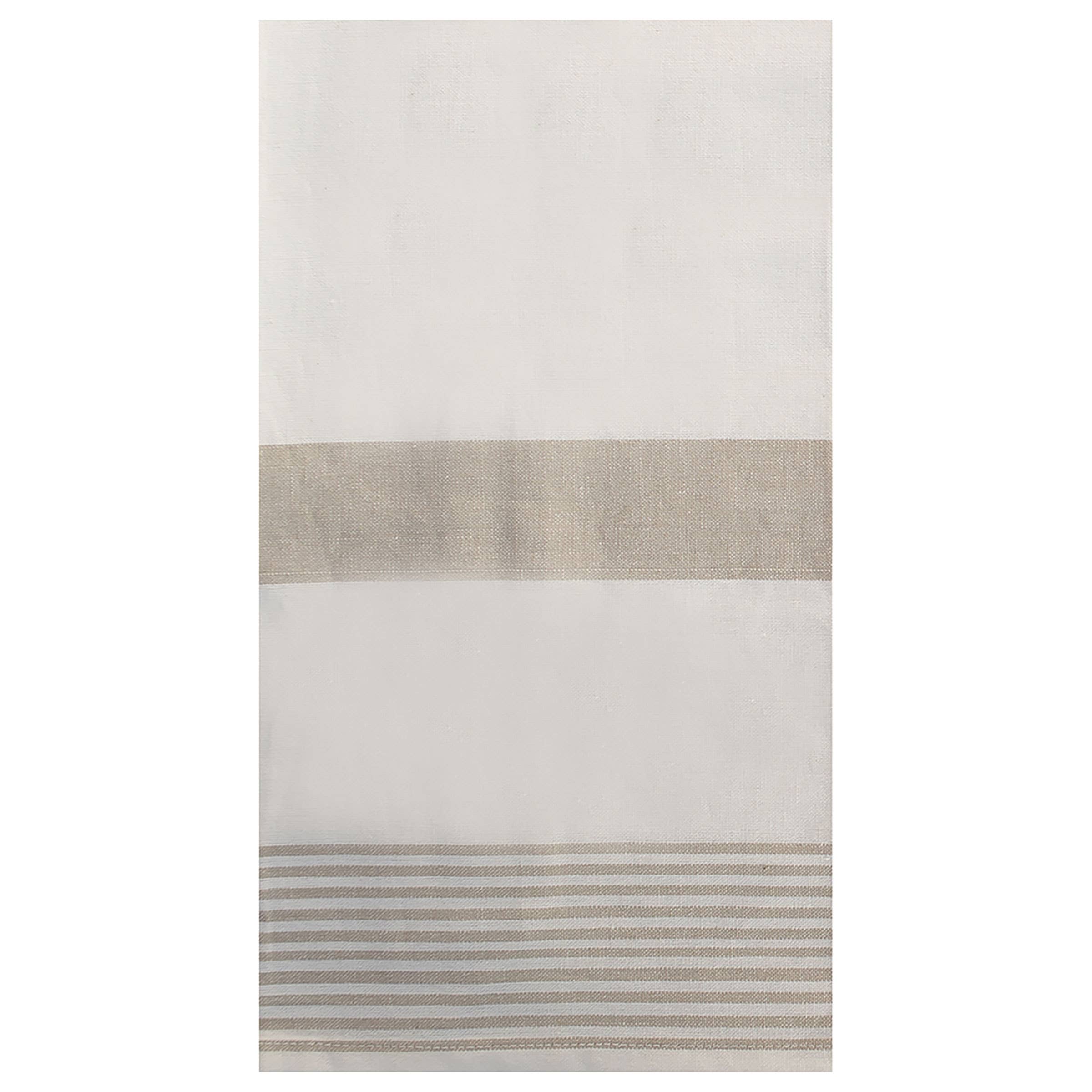 C&F Home - SALE Sandstone and White Kitchen Towel