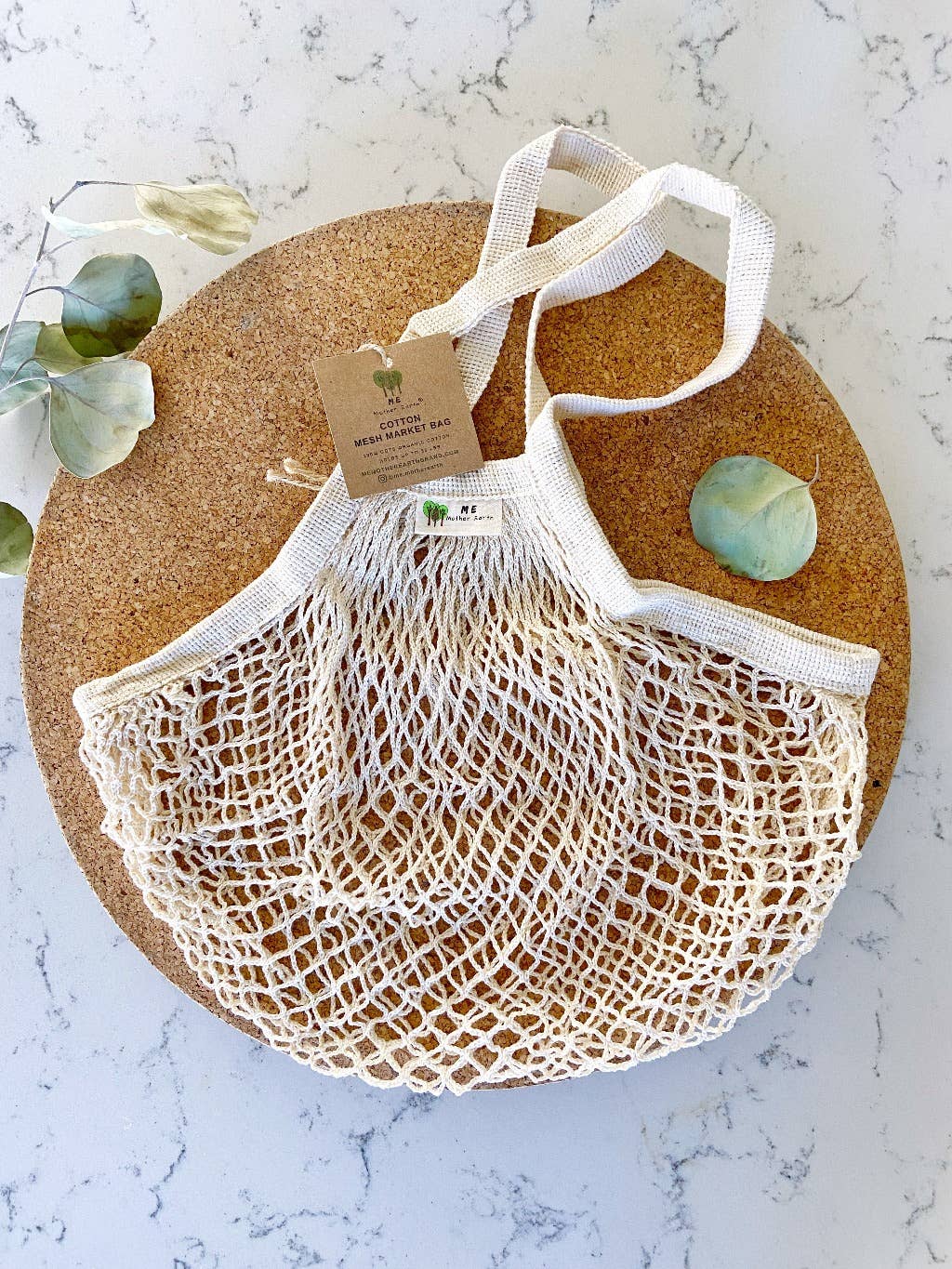 Me Mother Earth - Small Cotton Mesh Market Bag