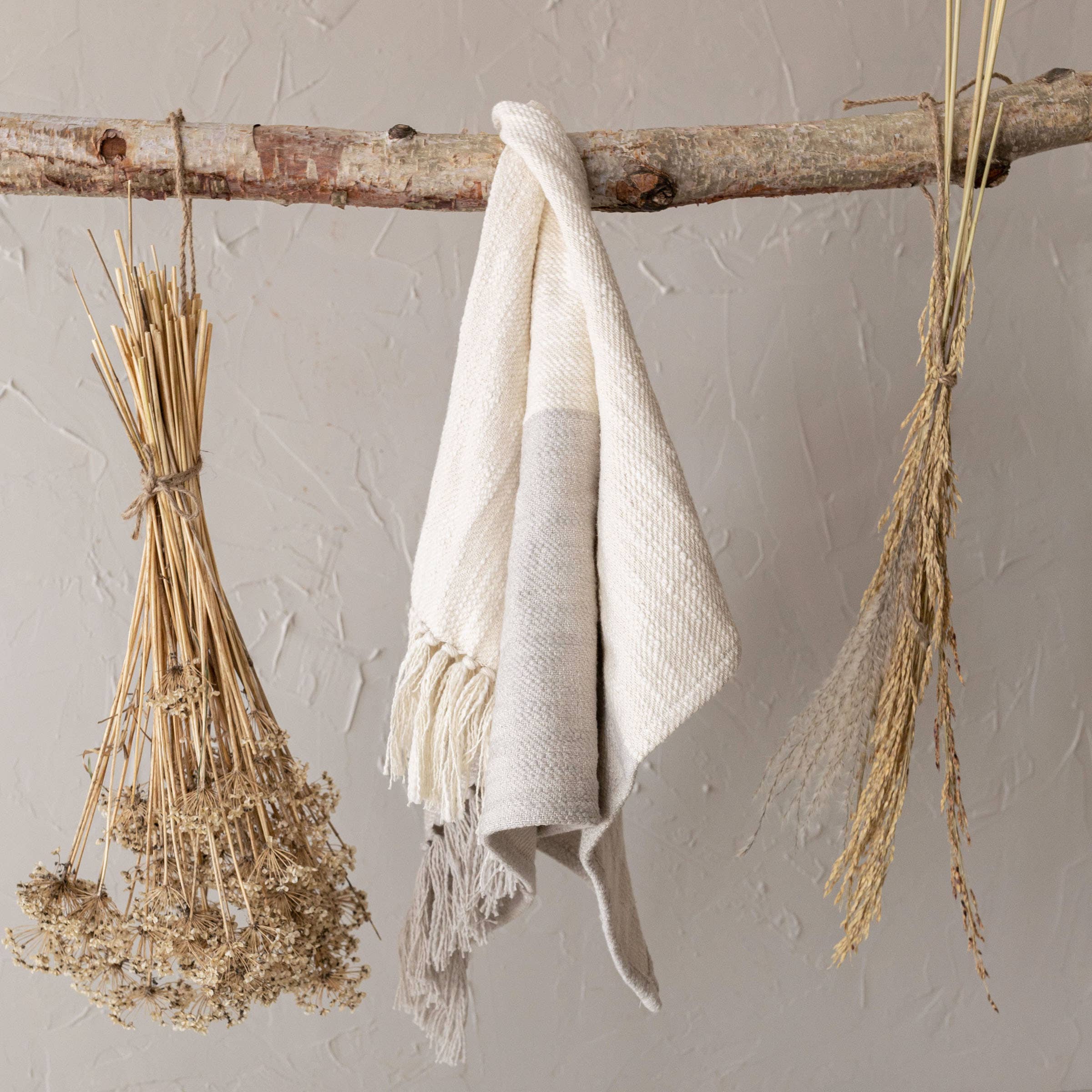Foreside Home & Garden - Shiloh Towel Gray